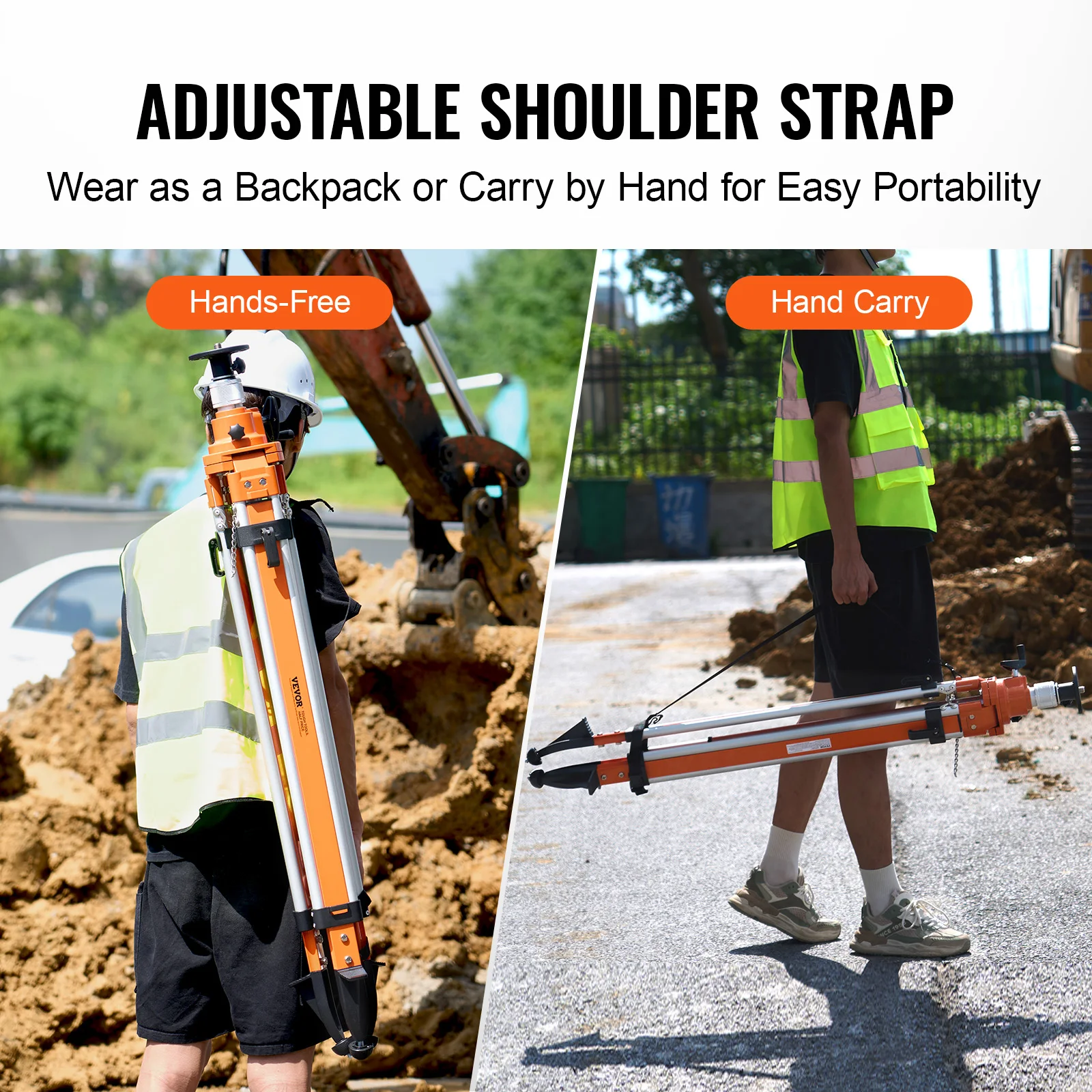Laser Level Tripod Stand Thread Mount Height Adjustment Heavy Duty Survey Tripod Level Bubble & Diffusion Limiter SucceBuy