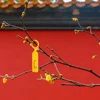 100PCS 10.7x2.3CM Plastic Garden Hanging Plant Tags Ring Label Hook Tree Marker Nursery Stake Greenhouse Bonsai Collar Signs 5