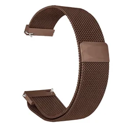 Premium Metal Magnetic Loop Strap Bracelet for 22MM (Coffee)