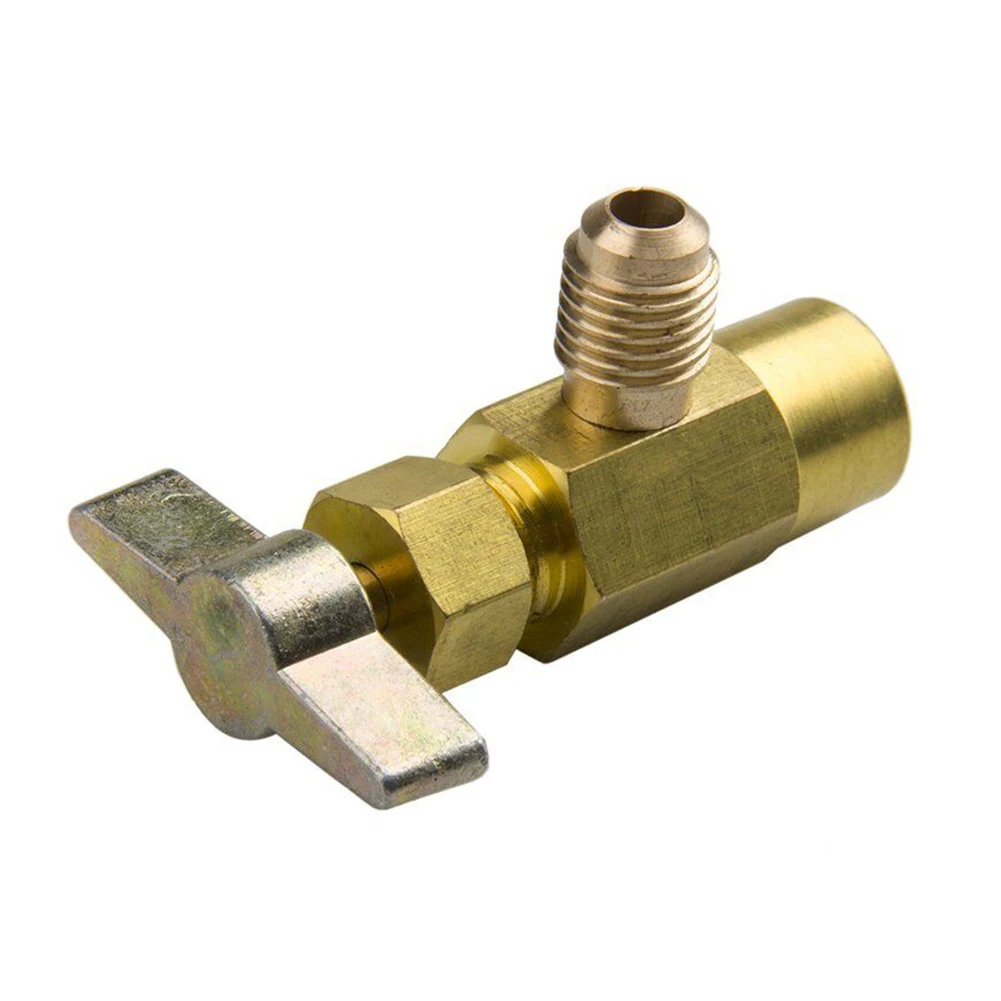 R134A Rubinetto Adattatore Apribottiglie Autosigillante Con Adattatore R134A 1/2 "Acme Femmina Refrigerante Può Bottiglia Rubinetto Refrigerante