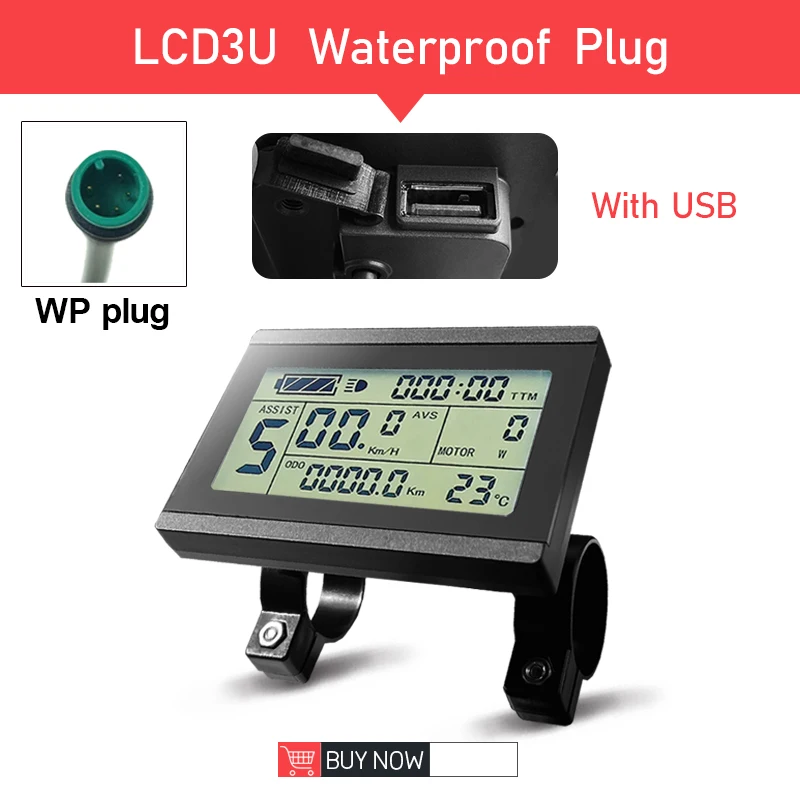 Electric Bicycle KT Display LCD3 LCD5 LCD7 LCD8H LED880 24V 36V