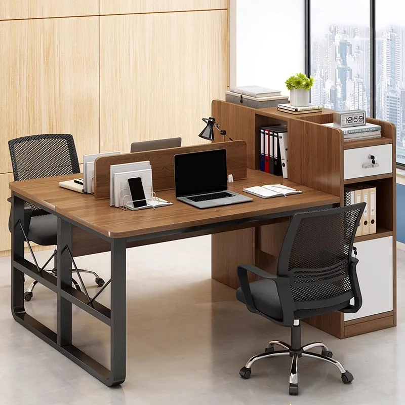 

Bookshelf Drawers Office Desk Shelf Student Study Legs Computer Desks European Small Escritorios De Ordenador Modern Furniture