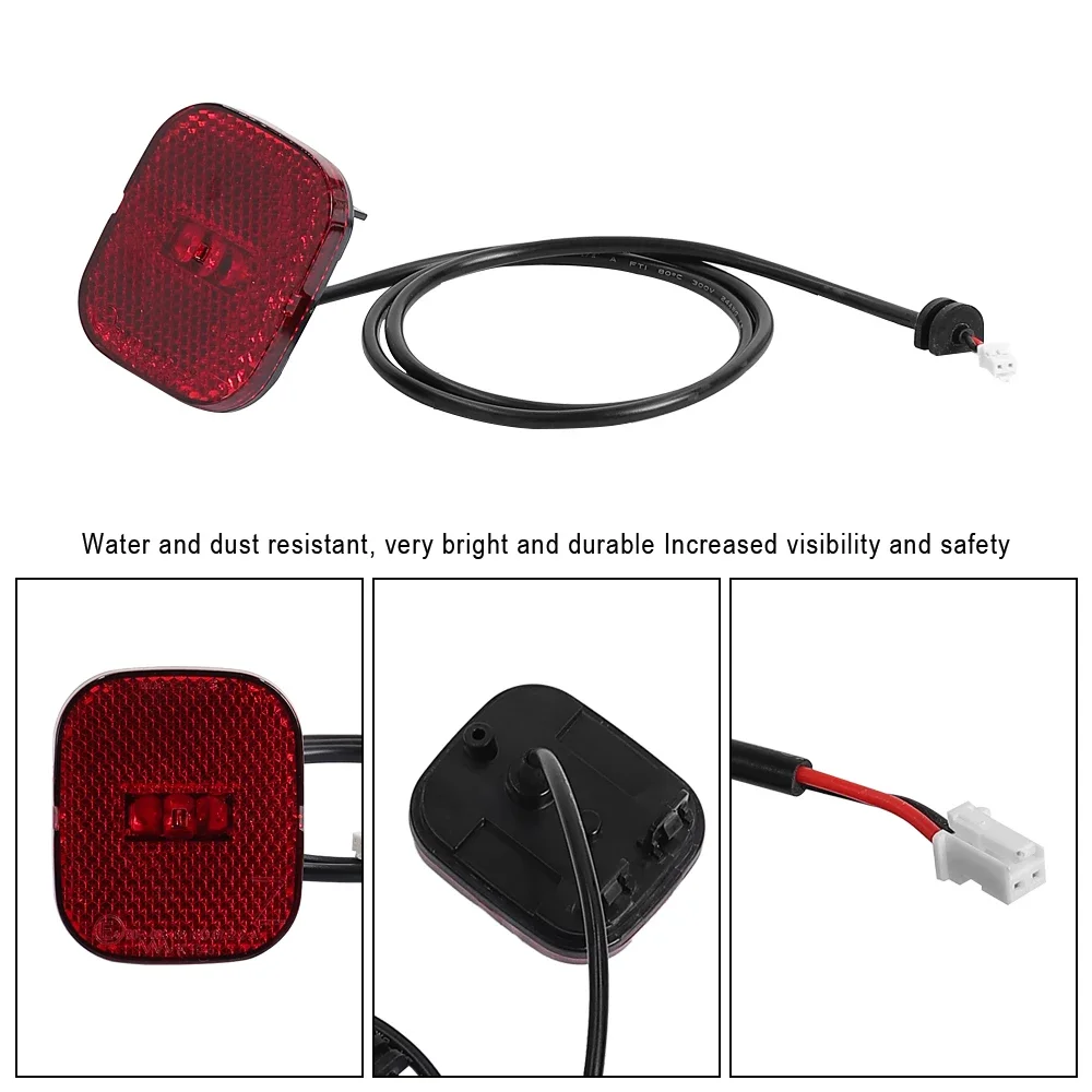 Elektroroller-Bremslicht, hinteres Rücklicht, LED-Lampe für Ninebot von Segway Max G2, wasserdichte hintere Kotflügel-Lichtteile – Detail 3