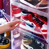 Magnetic dustproof bag shoes  transparent storage box  acrylic transparent display cabinet 2