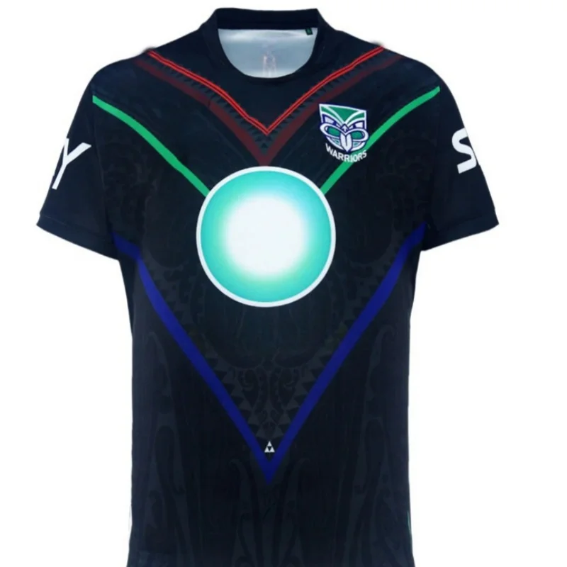 thumbnail image 1 of Camisetas de rugby/legión/indígenas/locales y visitantes/tradicionales de alta calidad para hombres de New Zealand Warriors 2024 ANZAC, 1 of 5