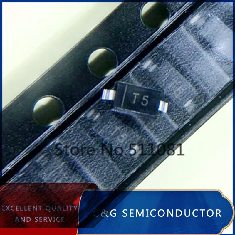 100pcs 1N4448W 1N4448W-7-F 1N4448 IN4448 SOD-123 marking T5 | Электронные компоненты и принадлежности