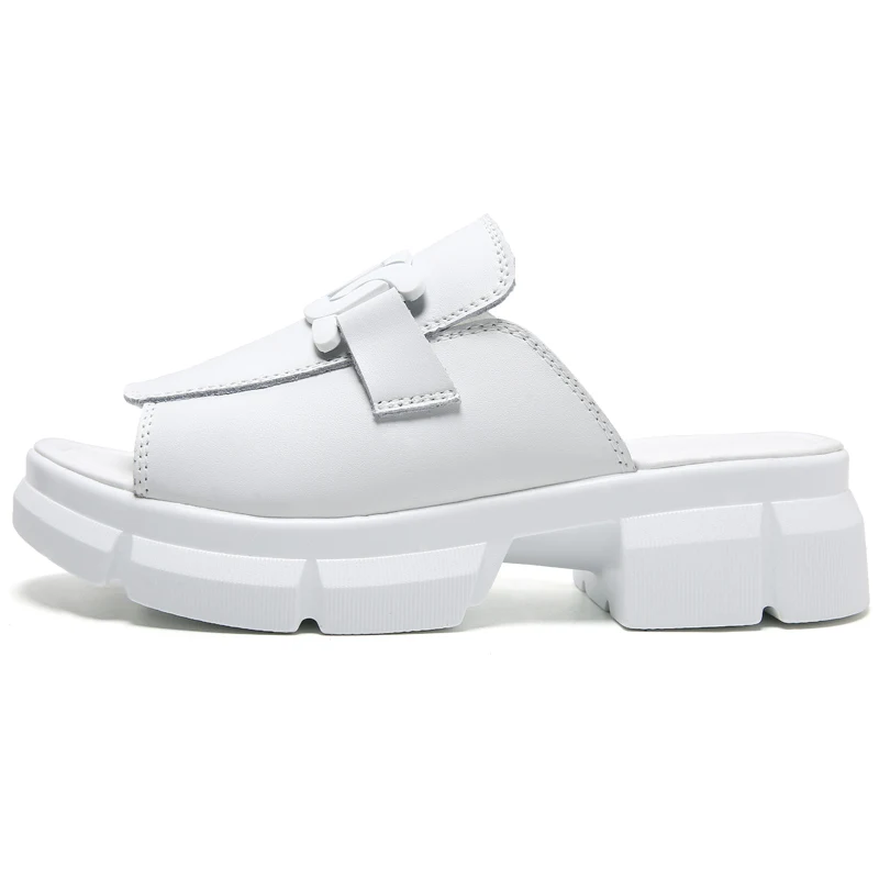 2022 Pantofole Scarpe Primaverili Per Donna Sandali Piattaforma Sandali Rialzanti Estate Infradito Pantofole Tacco Alto Basso Moda 34-40