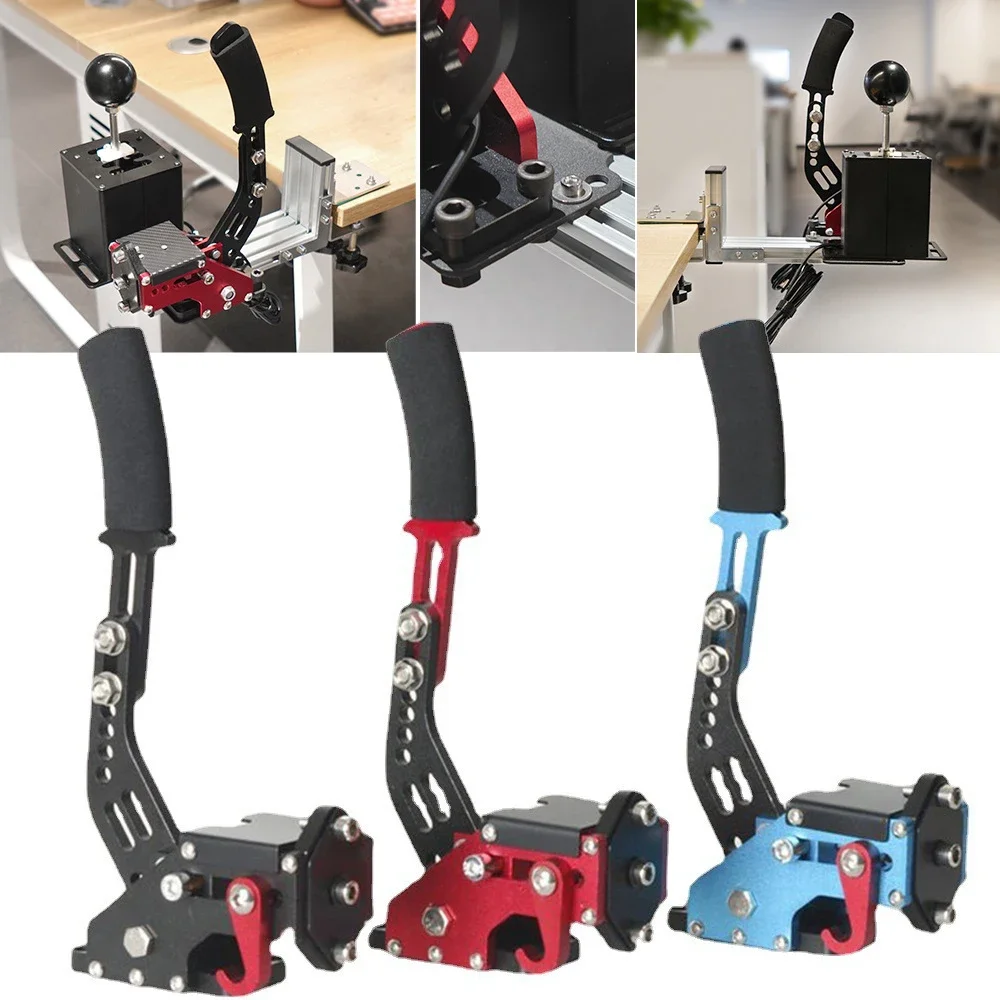 2-in-1 USB Racing Game Handbrake Support G25/27/29 T300 T500 ONE Simracing Game14 Bit Handbrake Sim Fanatec Osw Dirt Rally Clamp