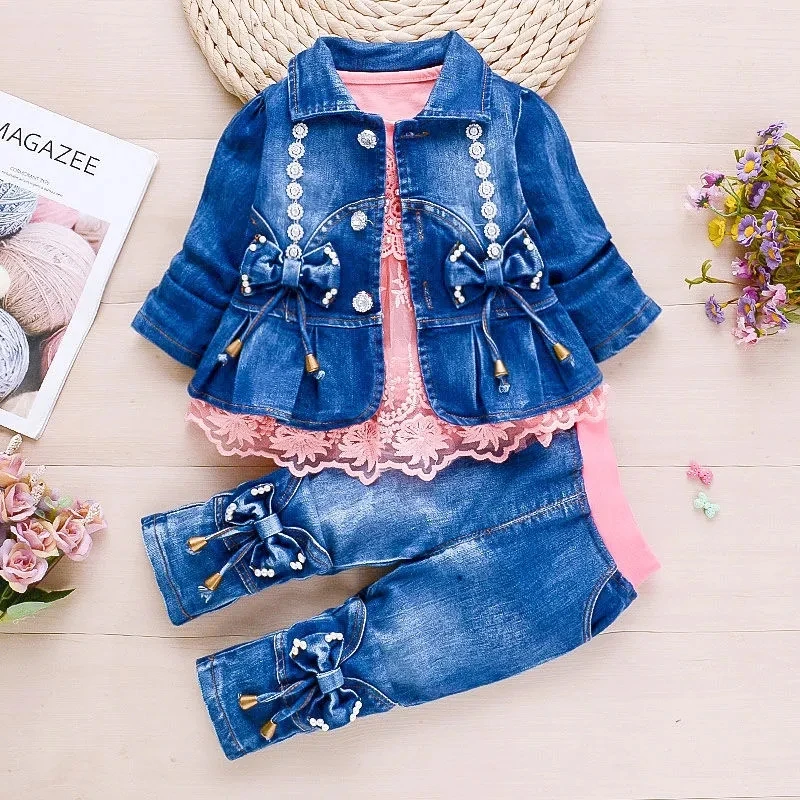 IYEAL – vêtements en dentelle pour bébé fille de 0 à 3 mois, ensemble chaud  à manches longues pour printemps et hiver, tenue princesse pour fille de 1  an, cadeau d'anniversaire - AliExpress