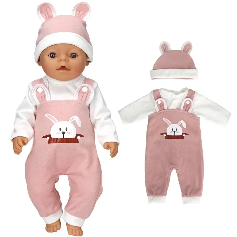 43cm Baby Doll Winter Pink Long Coat Clothing Accessories