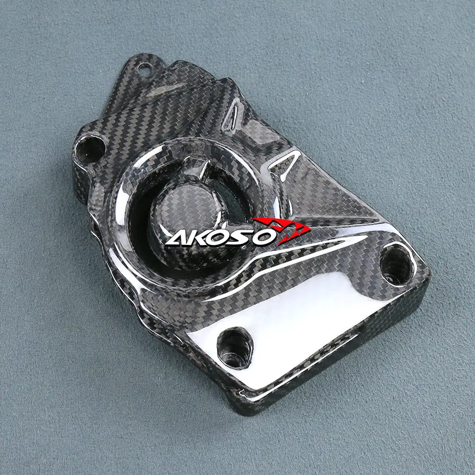 3 18K カーボンファイバーエンジンオルタネーターカバーガード