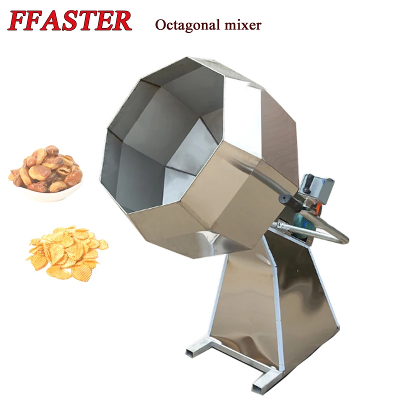 

Potato Chips Powder Octagonal Snack Seasoning Mixing Mixer Machine