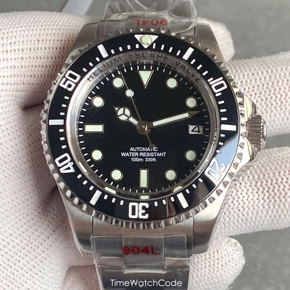 タンドリオ-男性用自動機械式時計,防水発光ダイヤル,ヘリウム