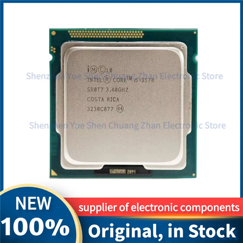 

Intel I5 3570 i5 3570 Processor Quad-Core 3.4Ghz L3=6M 77W Socket LGA 1155 Desktop CPU Free Shipping can work