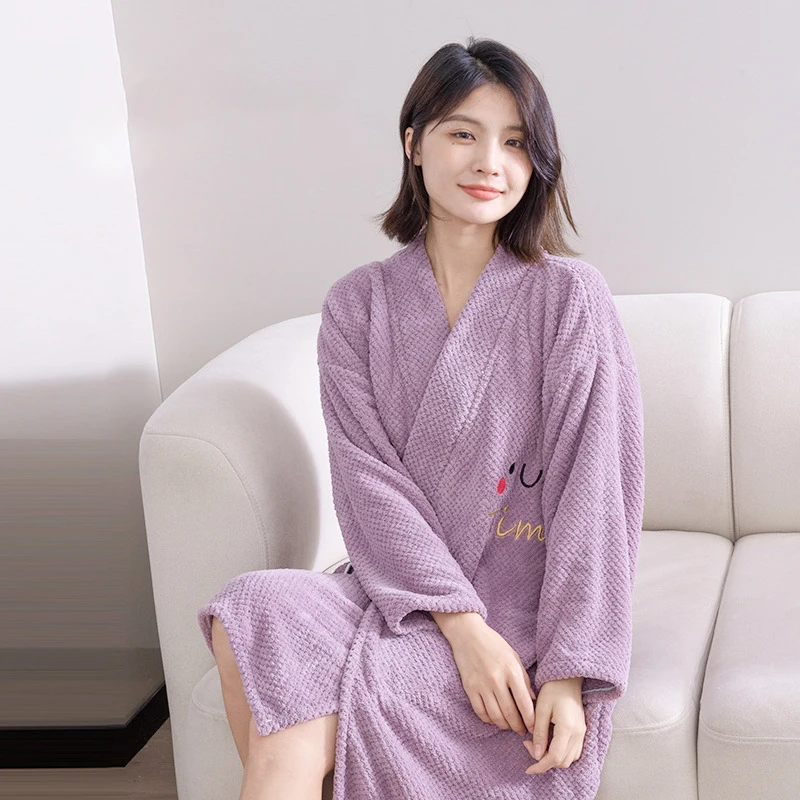 

Wearable Microfiber Bathrobe Woman Shower Soft Bath Towel for Adults for Home Textiles Bath and Sauna Towels Bathroom 85x140cm