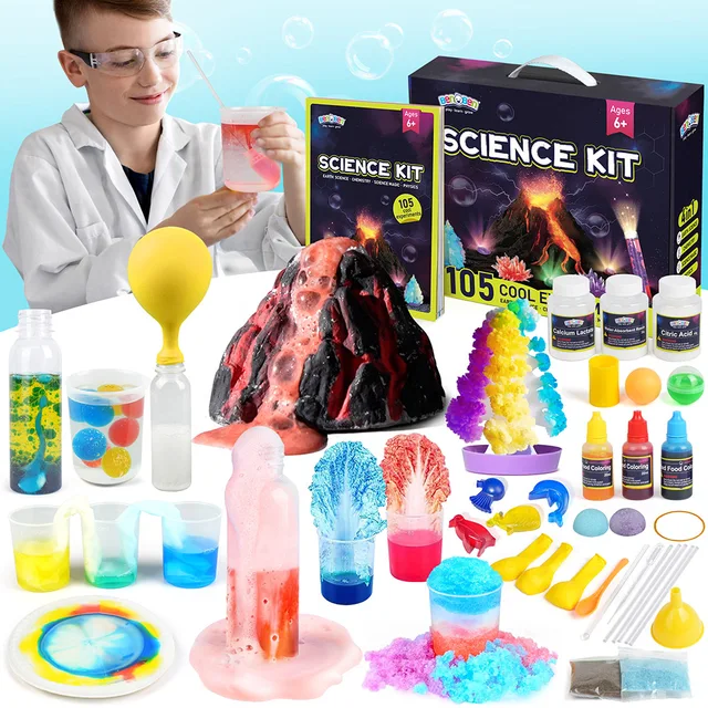 Science Kit for Kids 8+, 105 Experiments Educational Toy, STEM Science Kit