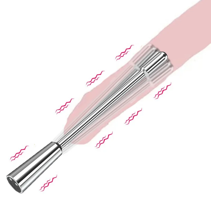 7 Speed Metal Urethral Penis Plug Vibration Male Stainless Steel Penis Plug Catheter Dilator Vibrator Insert Sex Toy Man