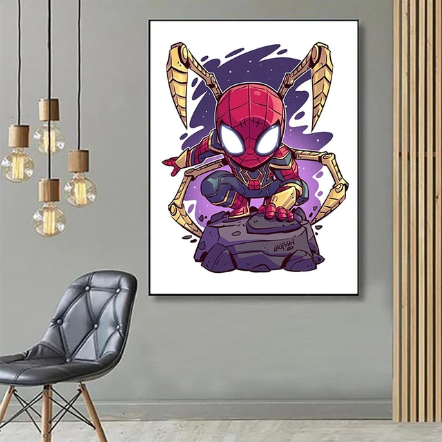 Spiderman Luminous Diamond Painting Kit