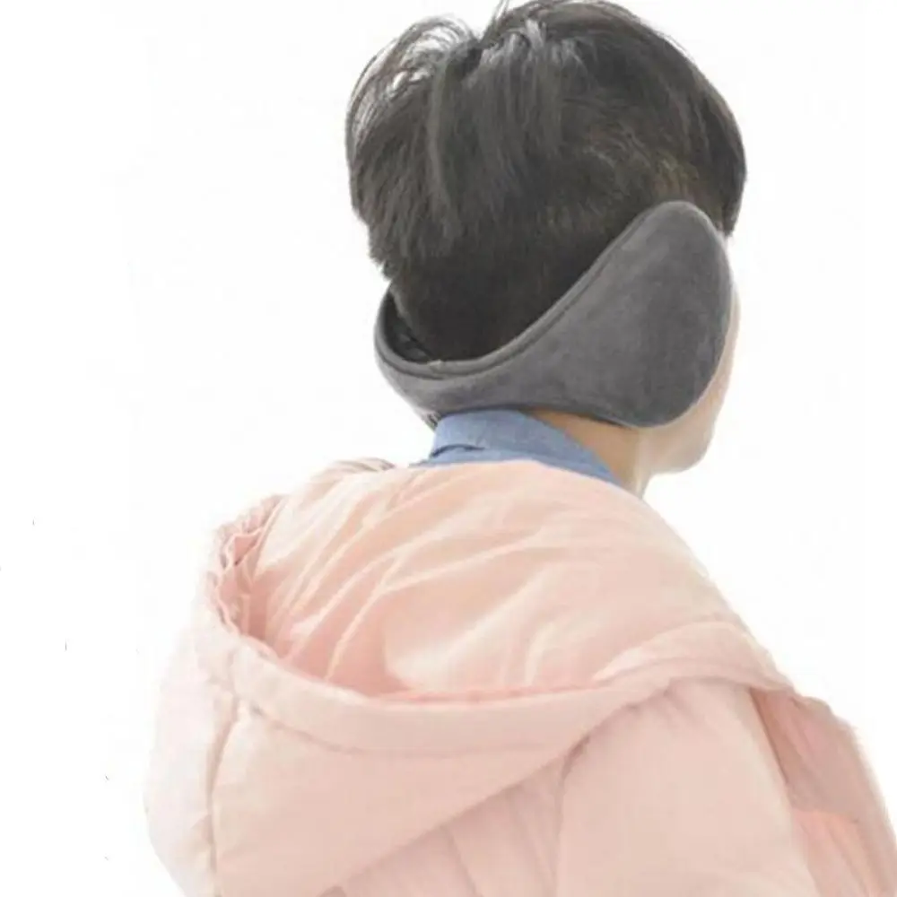 Gift Muff Men Warmer Band Grip Fleece Wrap Earmuff Black