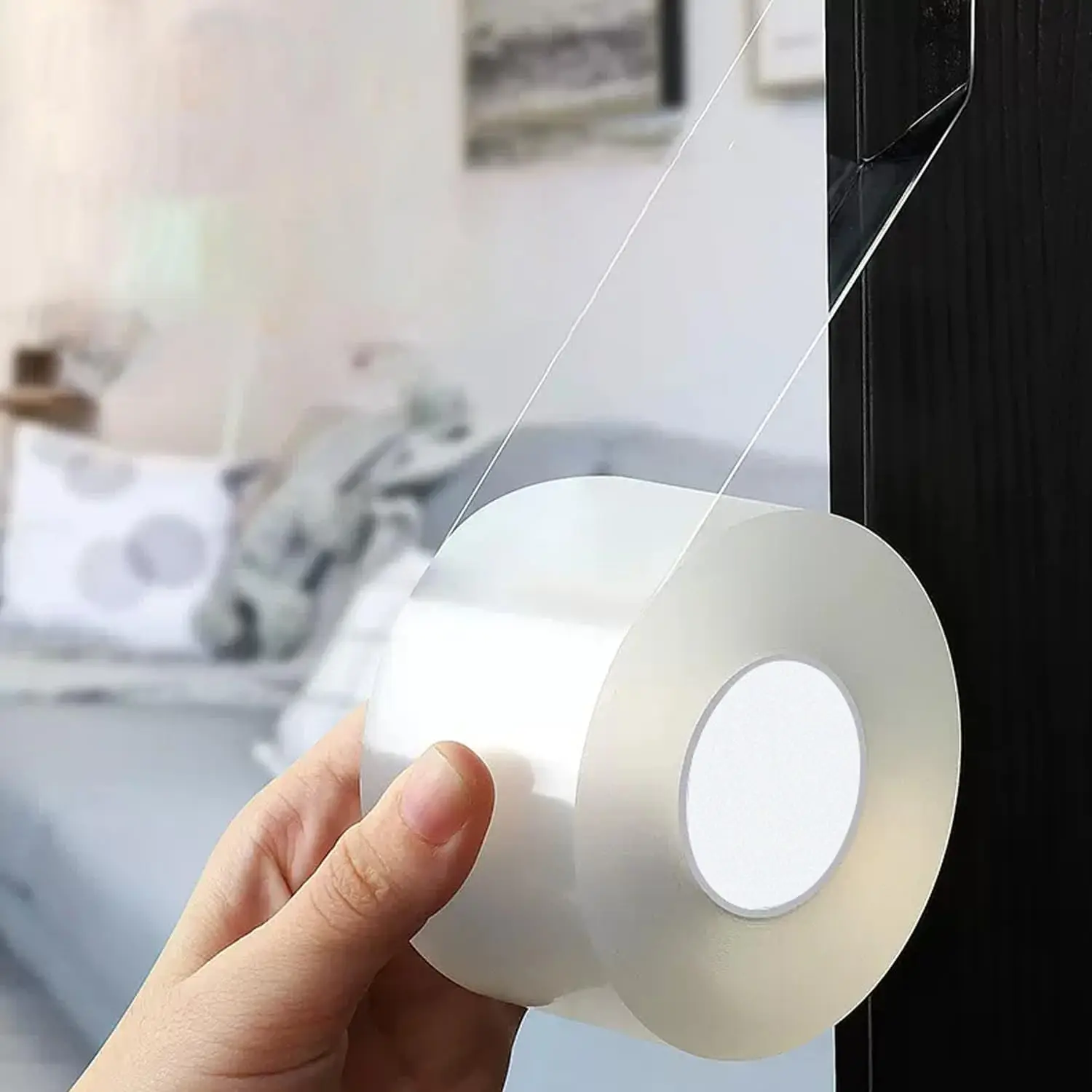 Transparent window weather sealing tape window insulation caulk for shower glass gaps doors windows windproof
