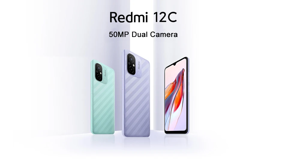 50MP Main Camera | 5000mAh Large Battery | Helio G85 Octa Core 6.71" HD Large Screen | 1217 High Volume Speaker - Xioami Redmi 12c