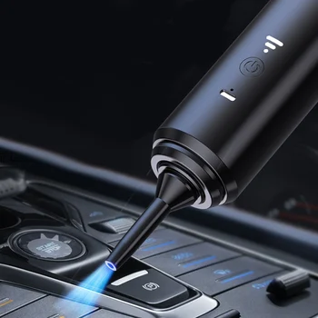 1Set New Quality Car Vacuum Cleaner Cleaning Powerful Suction Handheld Dust Collector Portable Vacuum Cleaner Powerful Suction mini Electric Wireless Smart Home Cleaning Car Vacuum Cleaner 8