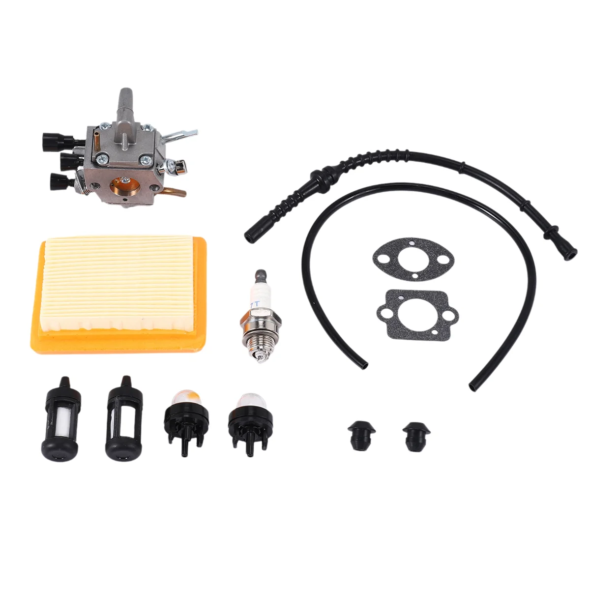 Carburetor air filter bulb fuel repower kit fit for Stihl FS120 FS200 FS250 FS300 FS350 FR450 string trimmer