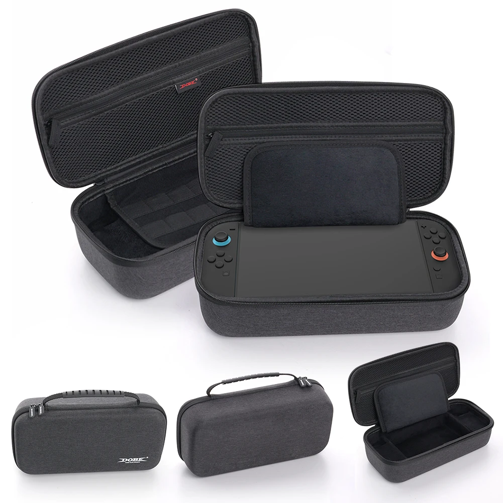 Carrying Case with 8-Bit Game Cartridge Storage Box Game Conslole Case Carrying Bag for Switch 2 Game Console & Accessories