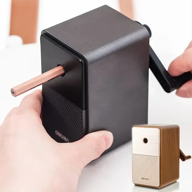 Adjustable Pencil Sharpener with Long Lasting Blade Hand Crank Table Sharpeners Machine Stationery 1