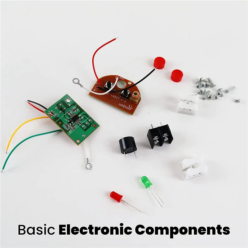 STEM Kits Learn Morse Code Build a Telegraph Machine Electric Circuit Experiment Electricity Kit(No Battery) morse code telegraph kit
