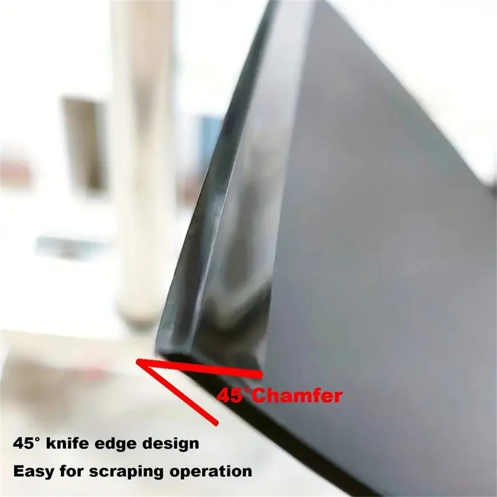 6pcs/Set Durable Plastic Scrapers 6-Pack Wall Spackle Putty Knife For Wallpaper Removal Plastering And Hole Filling Black putty knife scraper