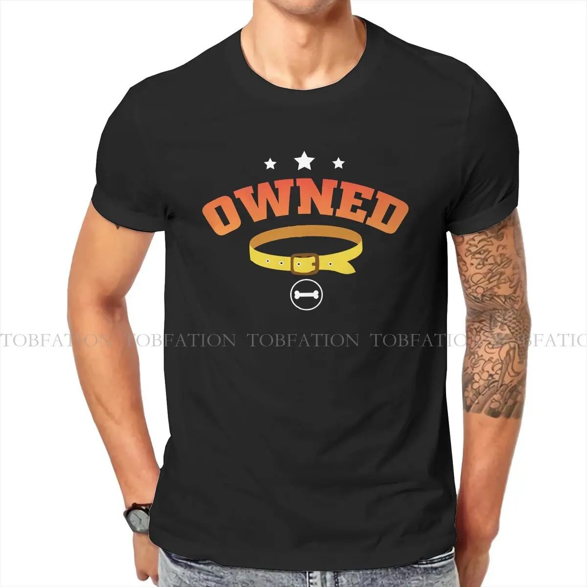 

Owned Fetish Couple Slave Dominatrix Special TShirt BDSM Hentai Sexy Casual T Shirt Newest T-shirt For Adult