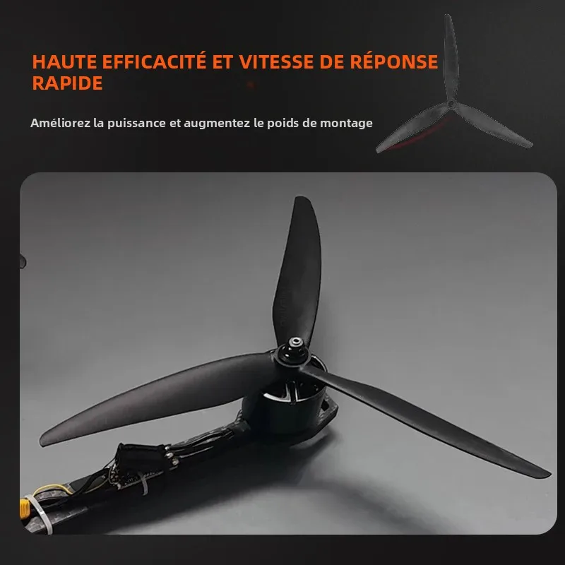 Hélices Drone 11 pouces 3 pales CW/CCW - Lot de 2/4 - Faible bruit