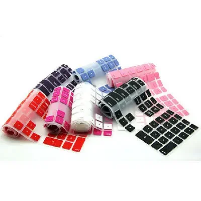 Rainbow Multi-Color Wired Keyboard Skin Cover Protector