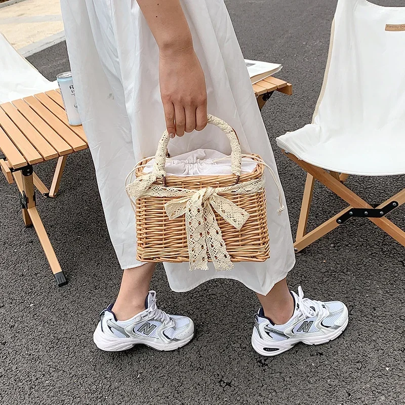 

Teng Woven Bag Women's Versatile New Network Red Woven Bag Small Fresh Fashion Bag Summer Beach Bag