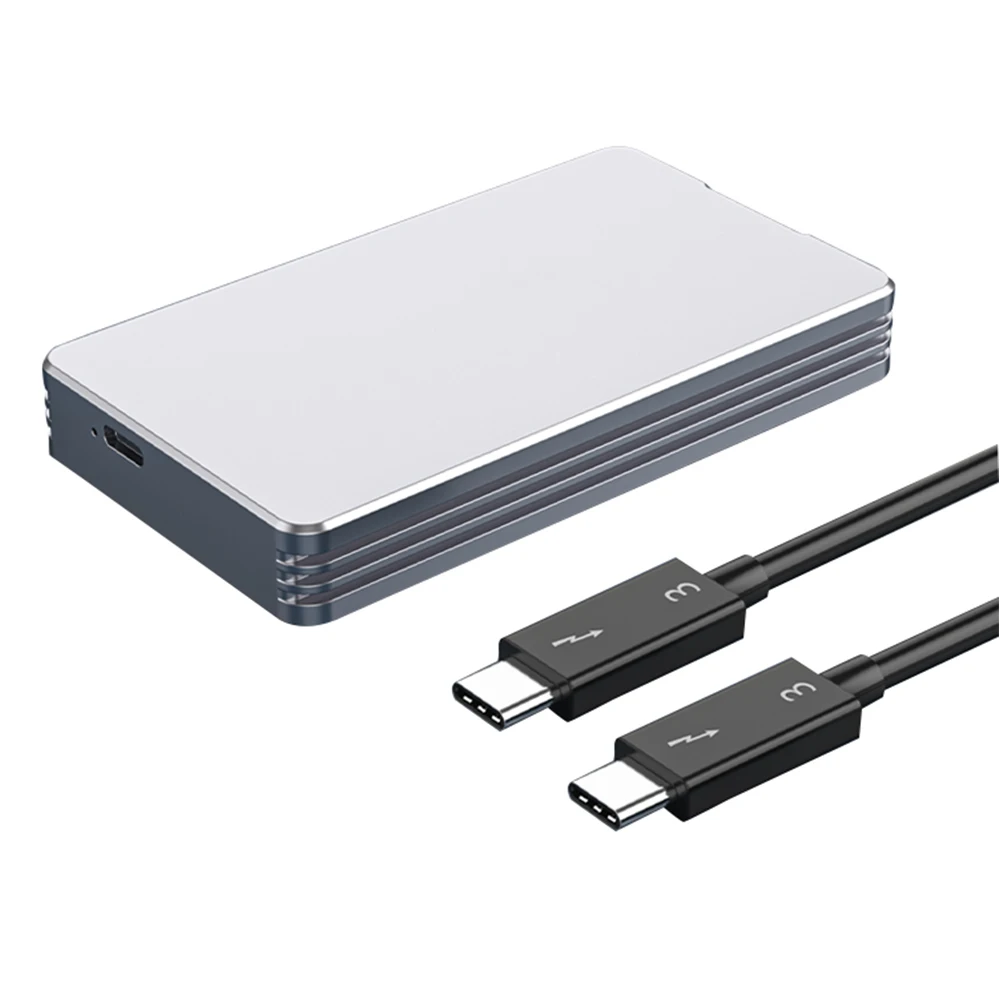 Usb 4K 60Hz Usb 4.0 External M.2 Nvme Ssd Enclosure Theoretical Speed Is 40Gbps Thunderbolt 4 For Hdd