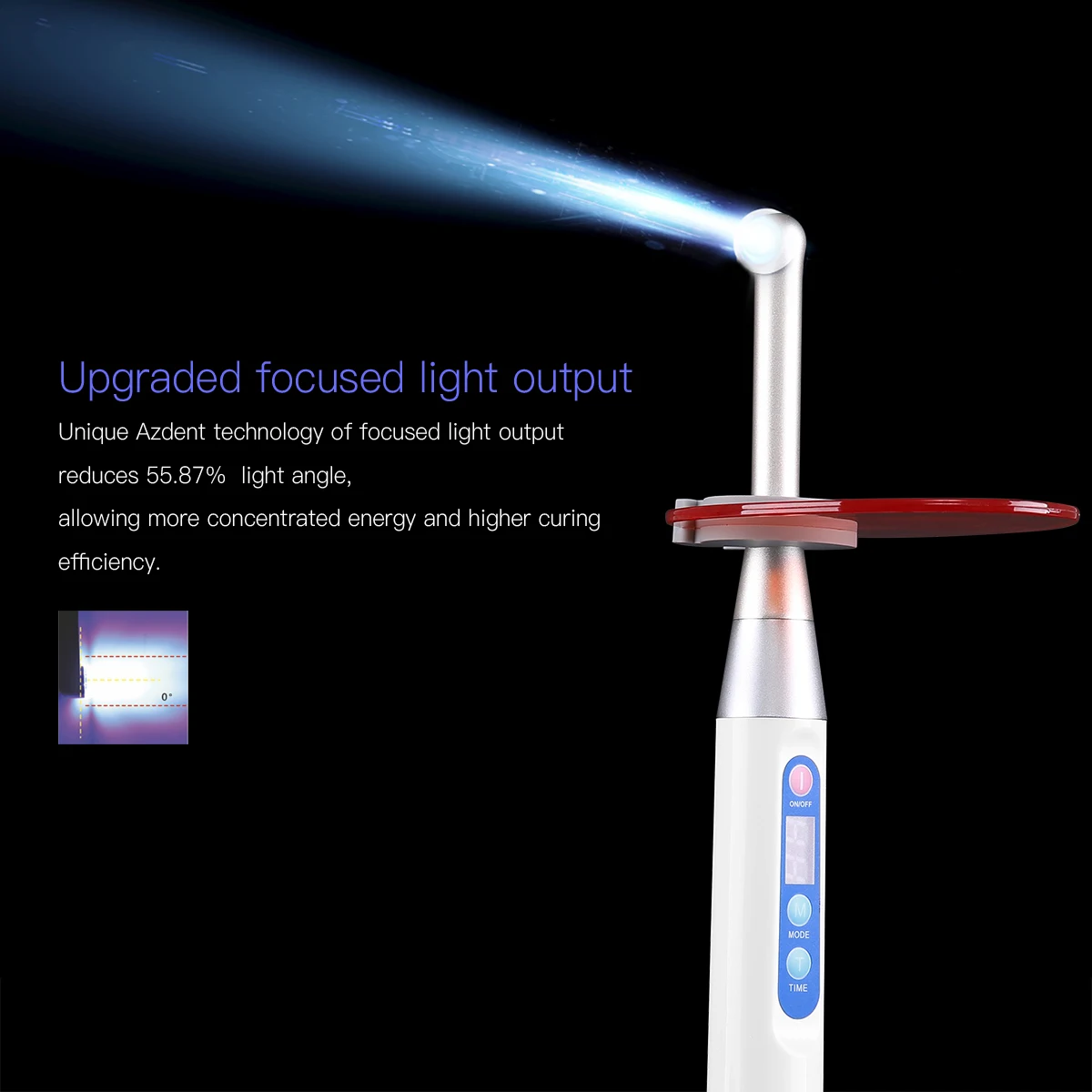 Lampada Led Polimerizzazione Dentale Lampada LED Per Polimerizzazione Dentale Senza Fili - Cura Resina In 1 Secondo - Ricaricabile Lampada Polimerizzazione Resina Senza Fili - Foto 8