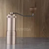 49MM Portable Small Coffee Bean Grinder Mill Adjustable Titanium Flat Burr Espresso Coffee Grinder Milling Tool Ghost Teeth 4