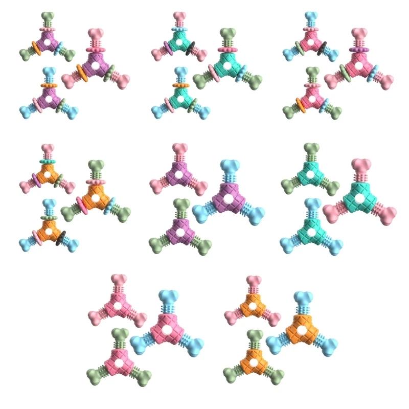 

Dog Chasing Toy Bone for Dental Care Teething Chew Toy for Teeth Cleaning