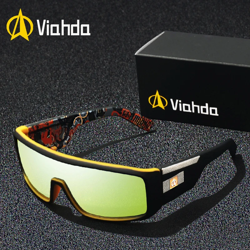 VIAHDA Men Sport Polarized Sunglasses Outdoor Driving Riding Party Glasses 2019 