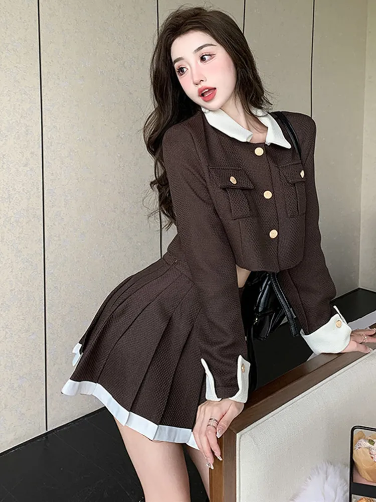 スーツ Irbella Coloring Tweed Jacket + Skirt Set IMG_7111_grande.jpg?v=1642870289