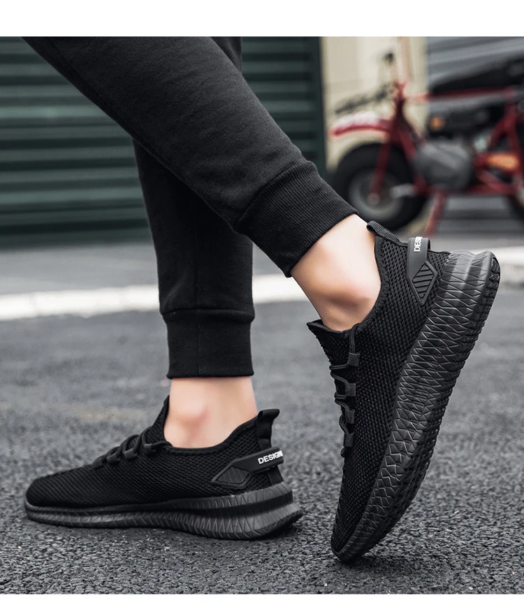 Description Picture 6 of itemMen's Lightweight Running Shoes Breathable Tennis Anti-slip Outdoor Male Casual Sneakers Soft Lace Up Sports Shoes Walking