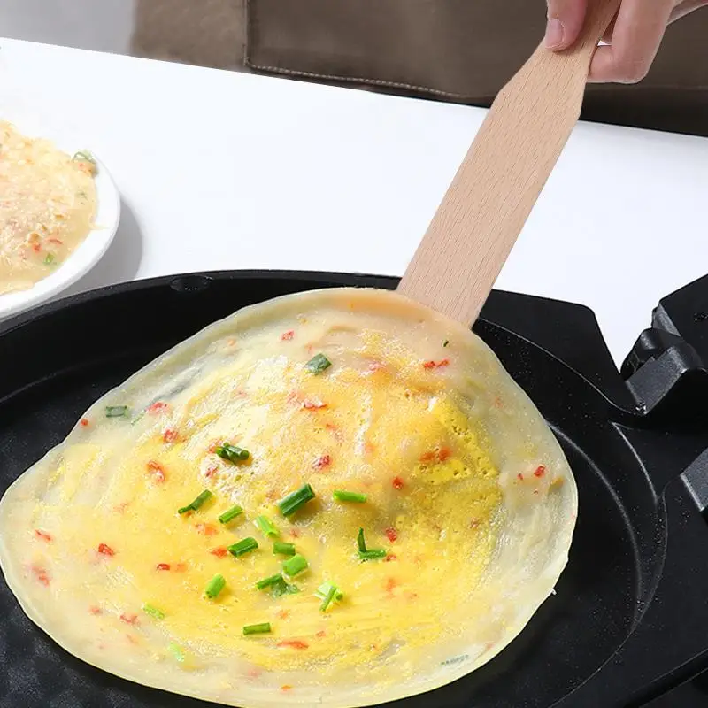 Description Picture 5 of itemCrepe Spreader Spatula Tools Pancake Wooden Utensils Spreading Cooking Rake Turner Making Scraper Maker Pancakes Set Butter
