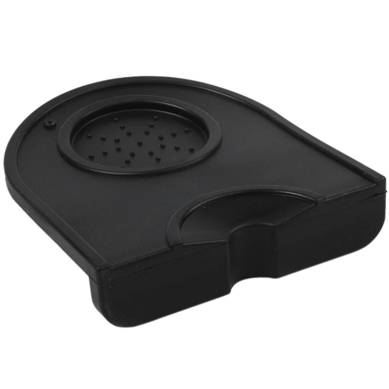 

5X Manual Barista Coffee Espresso Latte Art Pen Tamper Holder Silicone Pad Mat Kitchen Accessories Black