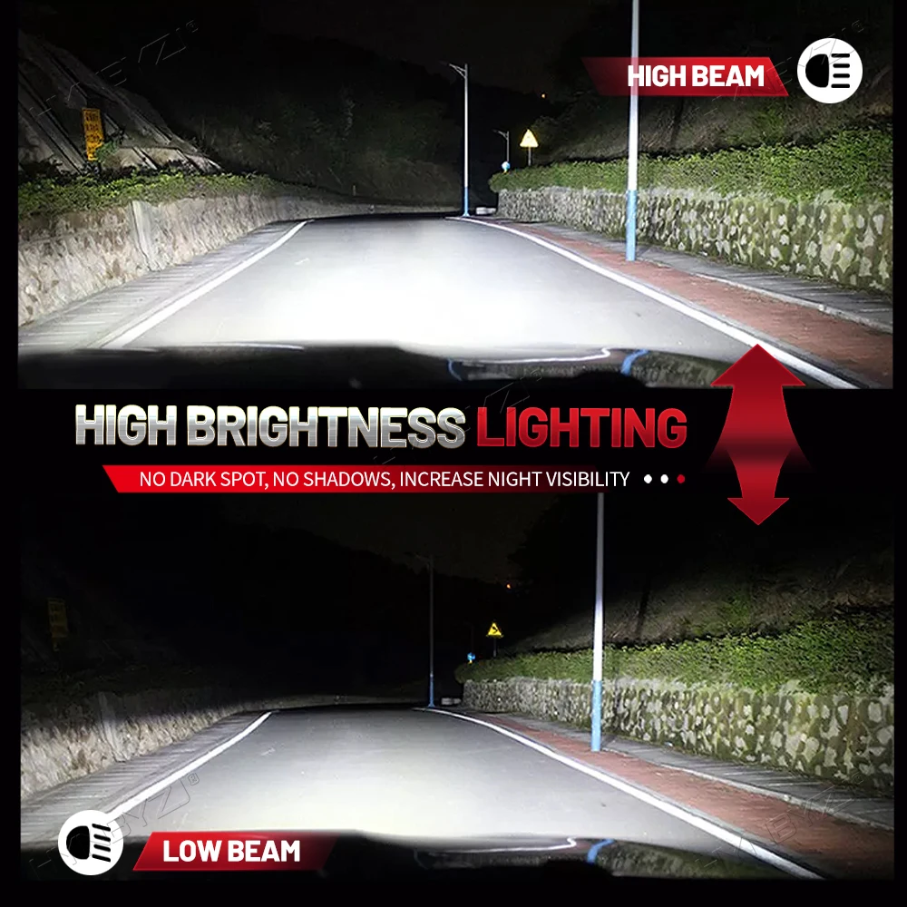 6800W H7 H4 H11 LED 헤드라이트 CANBUS H8 9005 9006 9012 HB3 HB4 H9 6000000LM 30PCS 9054 칩 터보 자동차 헤드램프 6000K 12V