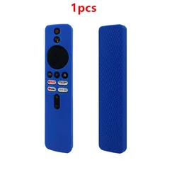 Anti - Drop Anti - Slip Silicone Protective Remote Control Case (Blue 1pcs)