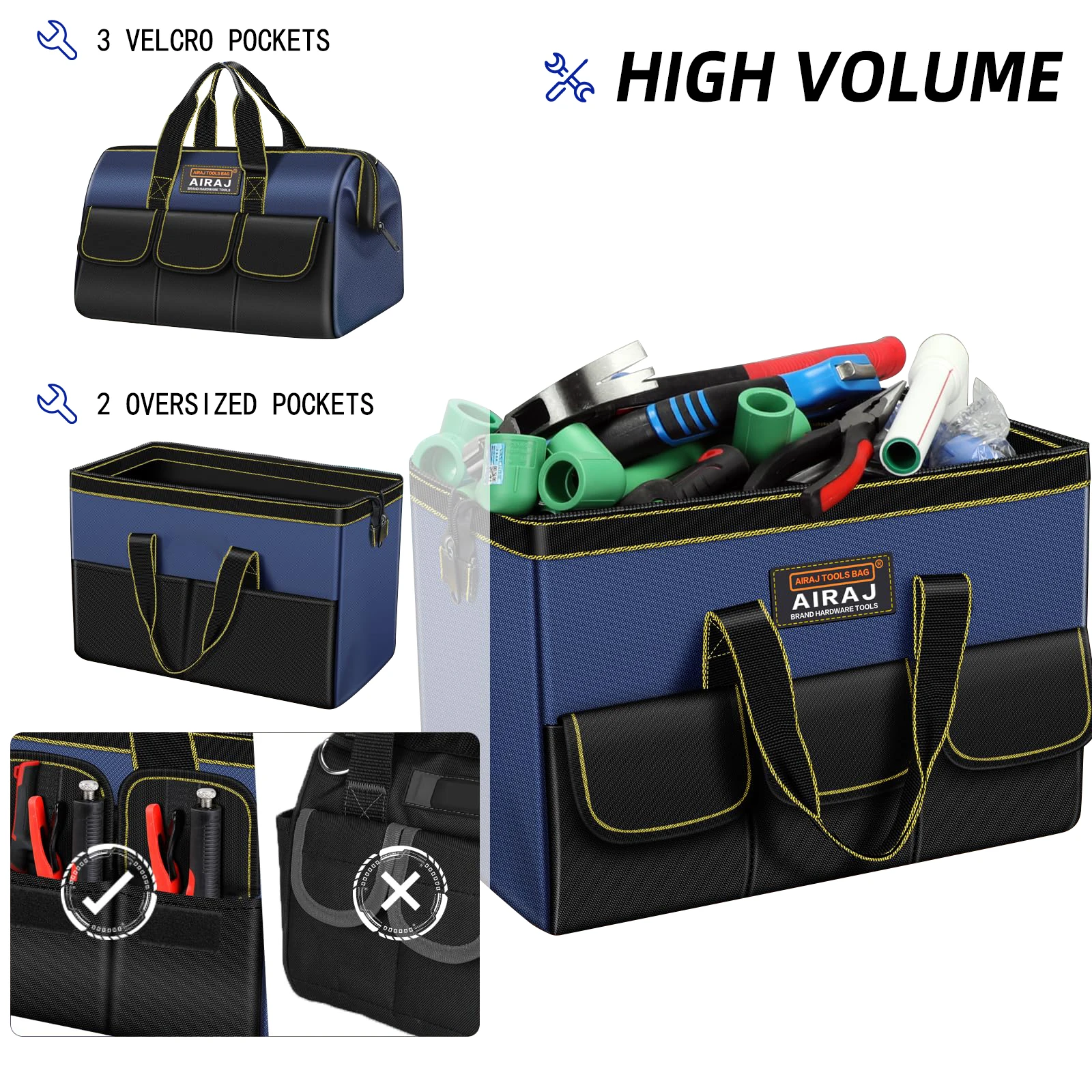 AIRAJ Multifunctional Waterproof Tool Bags 3