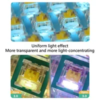 GATERON G Pro V3 3.0 Pro Switch 3pin for Mechanical Keyboard Pre Lubed RGB Linear Tactile White Yellow Red Silver Brown MX Axis - Image 3