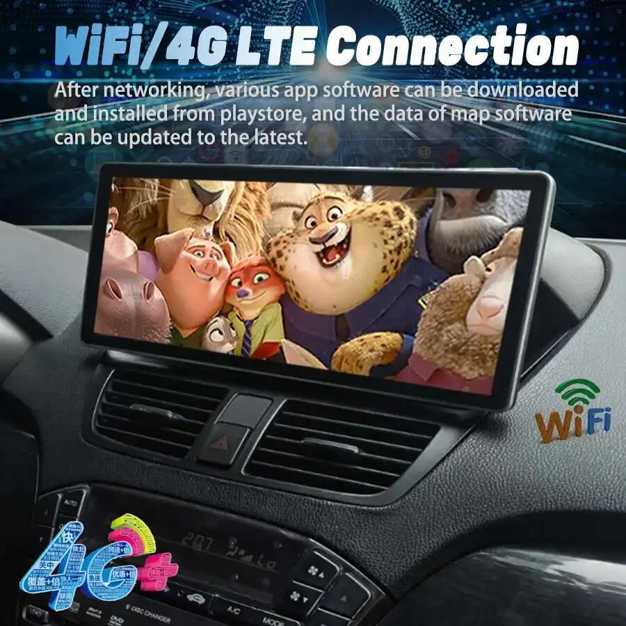 12.3inch Android Qled Screen For Acura MDX Car Radio Multimedia Video Player Ste