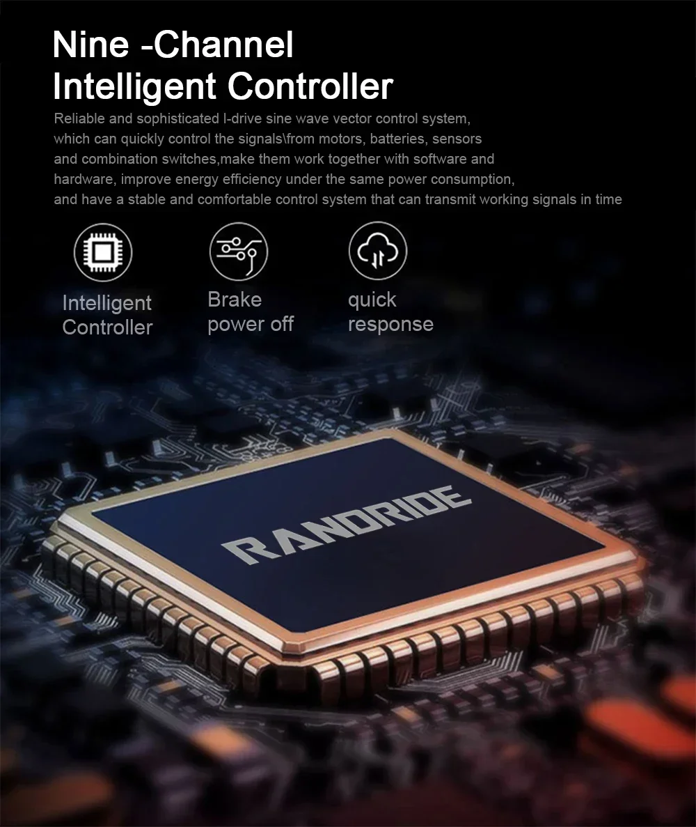 RadRide YX20M electric bike, 1000W motor, 20x4.0 inch wide tires, top speed 45 km/h, 48V 20Ah battery, max range 80-90 km, in st S76d084facda245b29ecd74db0ba12cab2